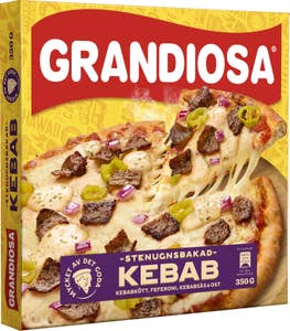 Grandiosa Pizza X-Tra Allt Kebab Fryst