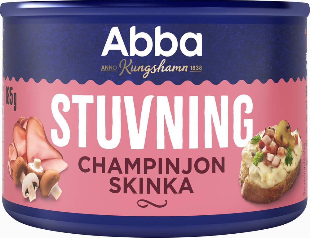 Champinjon/Skinkstuvning