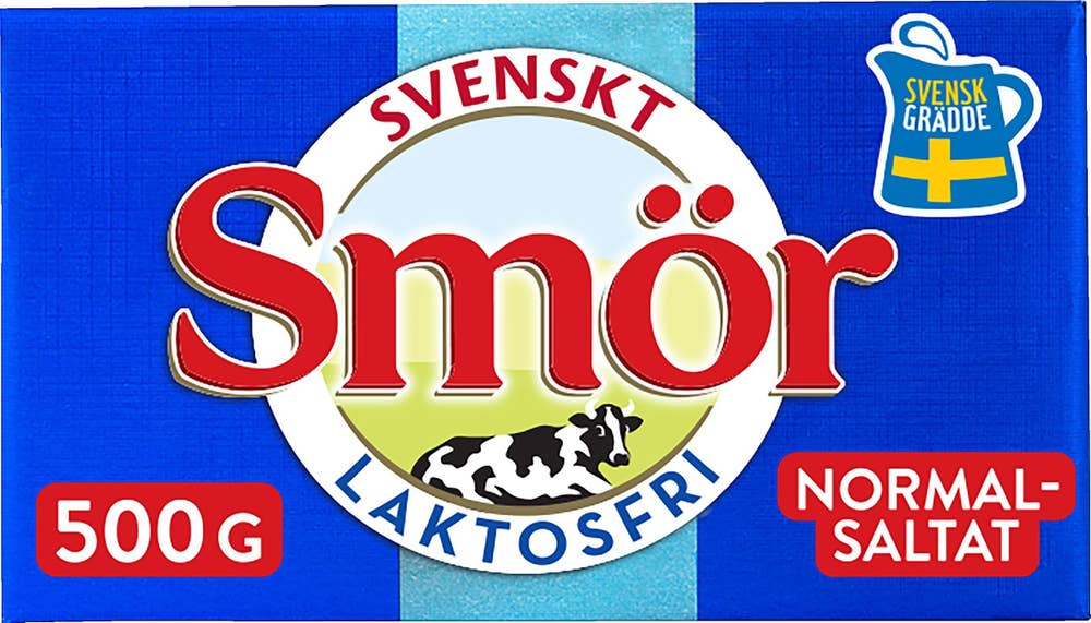 Svenskt Smör från Arla Smör Normalsaltat Laktosfritt 82%