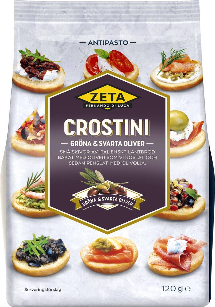 Zeta Crostini Med Oliver
