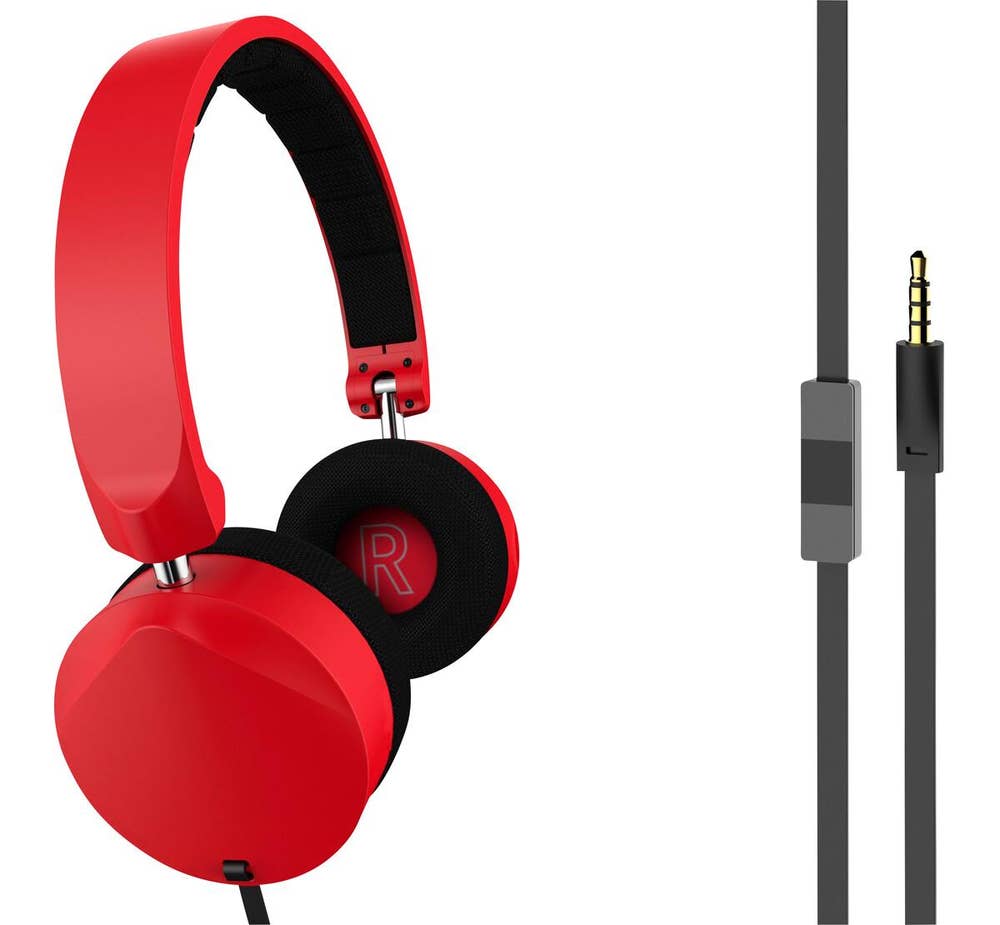 Clas Ohlson Hörlurar med Mikrofon Röd Clas Ohlson