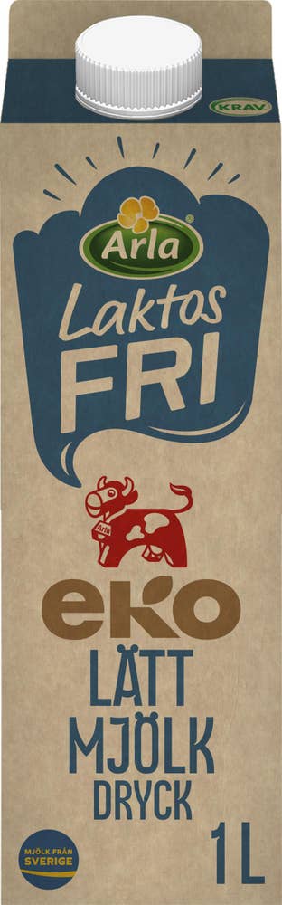 Lättmjölk Laktosfri 0,5% EKO/KRAV