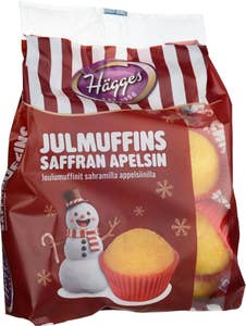 Hägges Julmuffins Saffran & Apelsin
