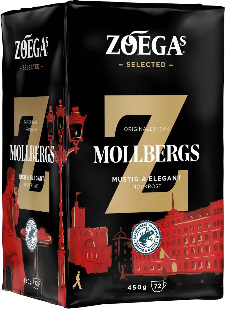 ZOÉGAS Mollbergs Blandning Bryggkaffe Mörkrost