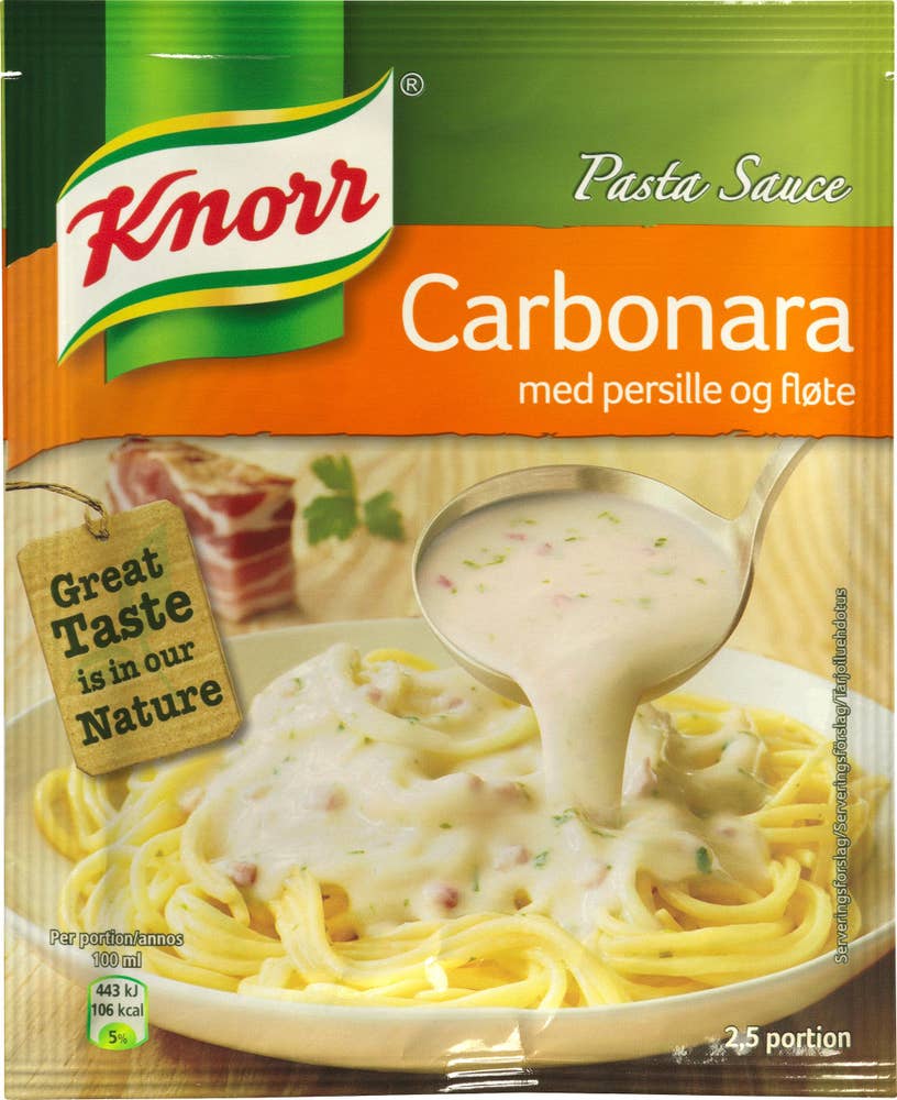 Knorr Pastasås Carbonara 2-port