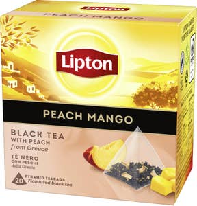 Lipton Svart Te Peach Mango