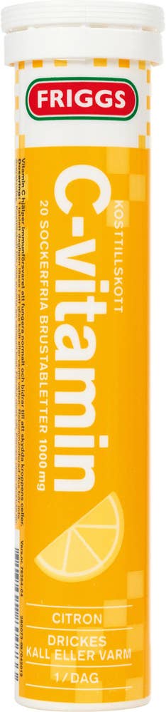 Ej sorterad C-vitamin citron 20st Friggs
