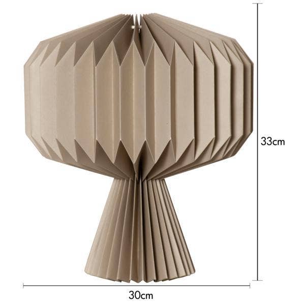 Star Trading Bordsdekoration Honeycomb Beige 30x33cm