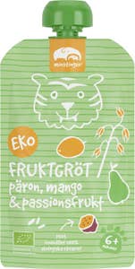 Minstingen Fruktgröt Päron, Mango & Passionsfrukt +6M EKO