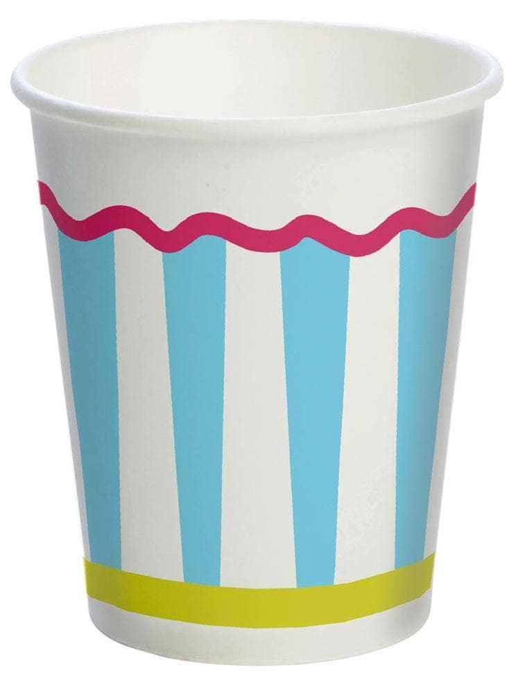 Pappersmugg Pop Stripes 24cl