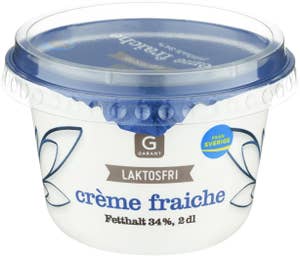 Garant Crème Fraiche Laktosfri 34%