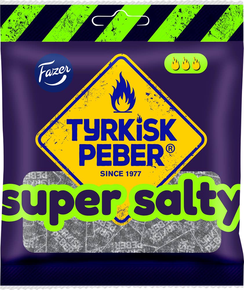 Fazer Turkisk Peppar Super Salty