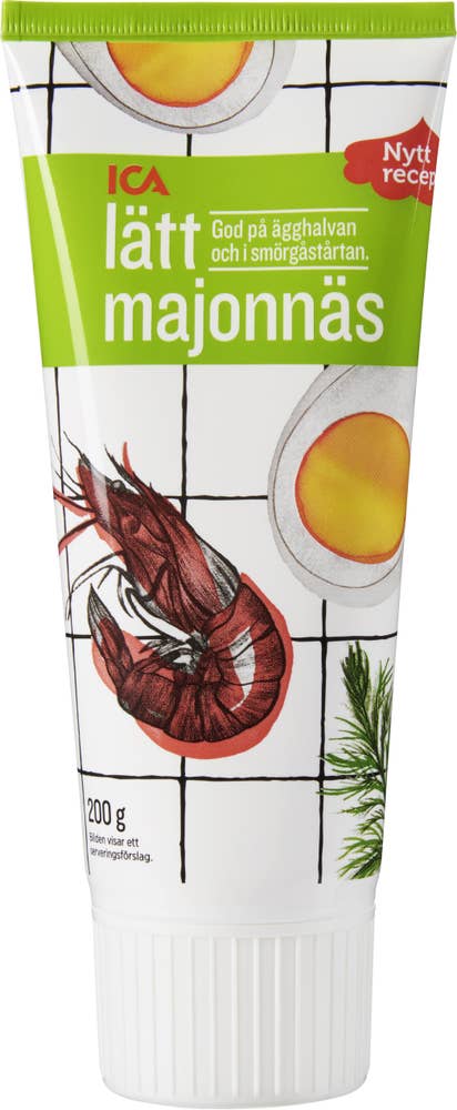Ej sorterad Lätt Majonnäs Ica