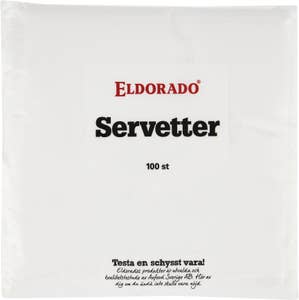 Eldorado Servett Vit