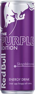 Red Bull Energidryck Purple Edition Skogsbär