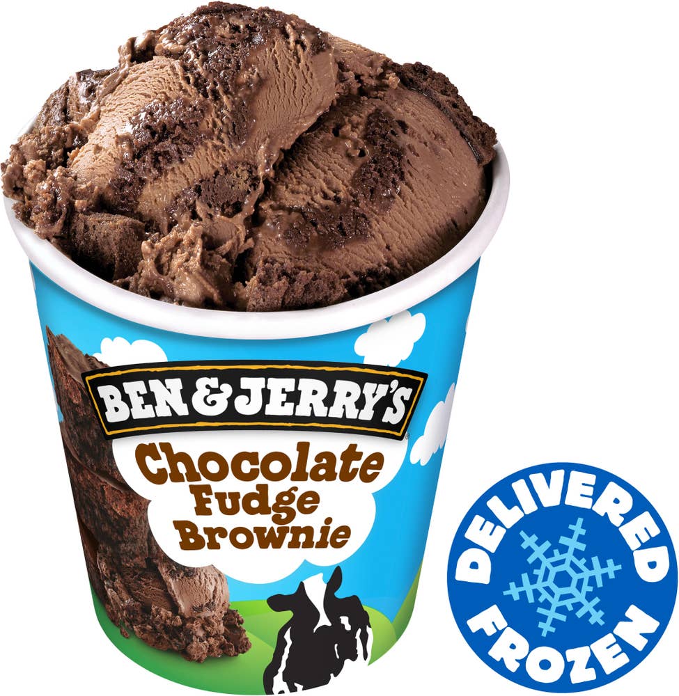 Ben & Jerry's Glass Chocolate Fudge Brownie Fairtrade