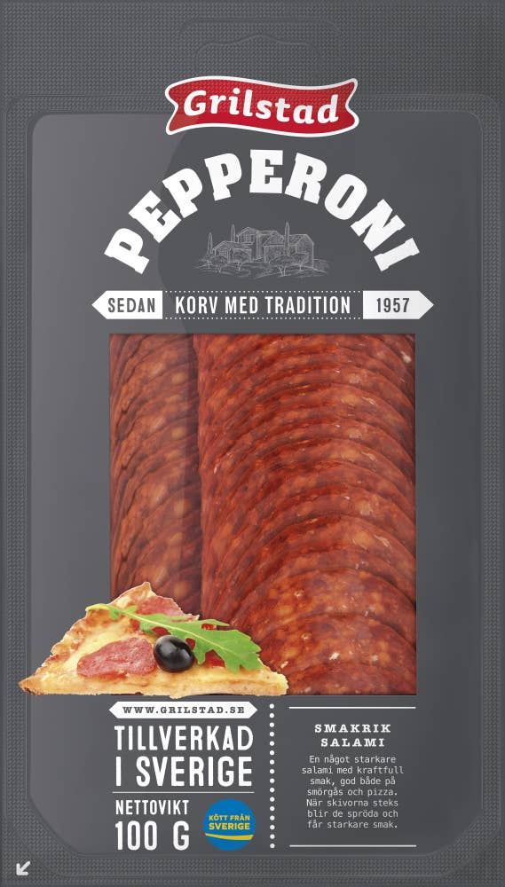 Grilstad Pepperoni Skivad Grilstad