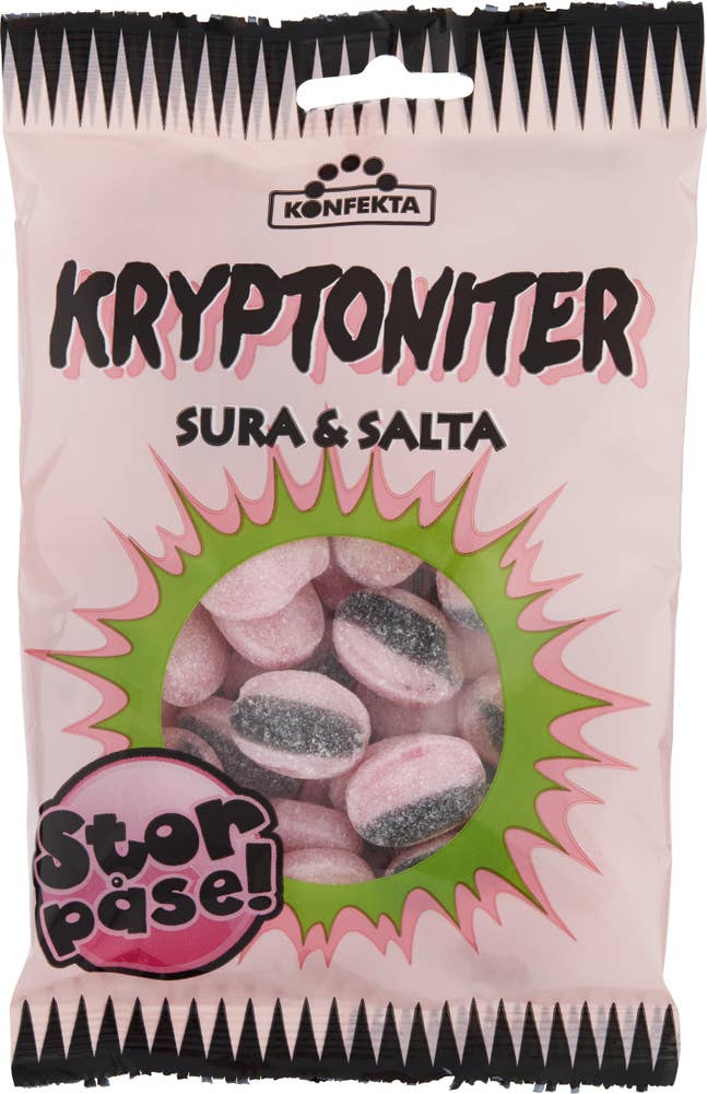 Konfekta Kryptoniter Sura & Salta