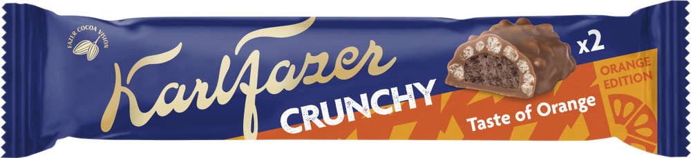 Fazer Choklad Crunchy Orange