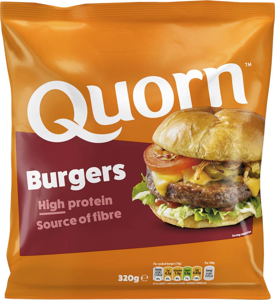 Quorn Vegetariska Burgare Fryst