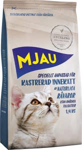 Mjau Kattmat för Kastrerad Innekatt