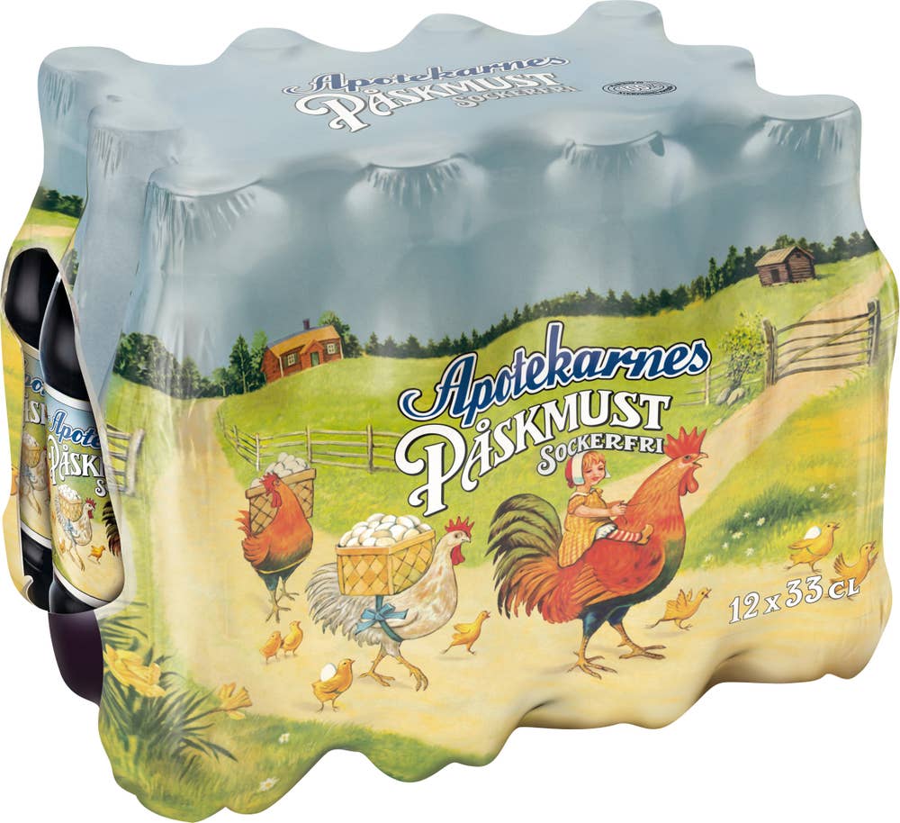Apotekarnes Påskmust Sockerfri 12x33cl