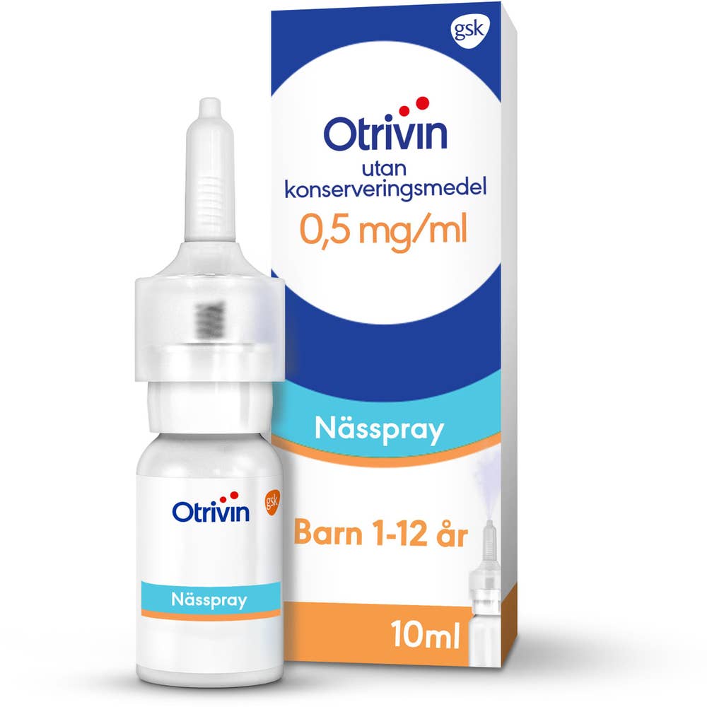 Otrivin Nässpray för Barn 1-12 år Xylometazolinhydroklorid 0,5 mg/ml