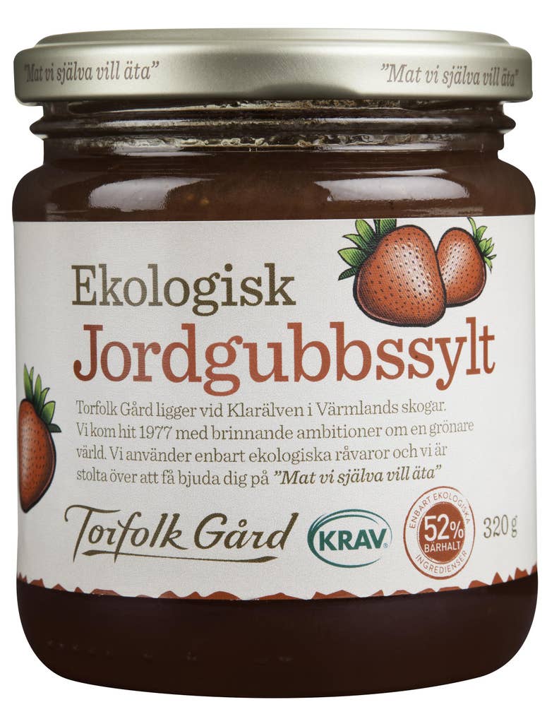 Torfolk Gård Jordgubbssylt EKO/KRAV