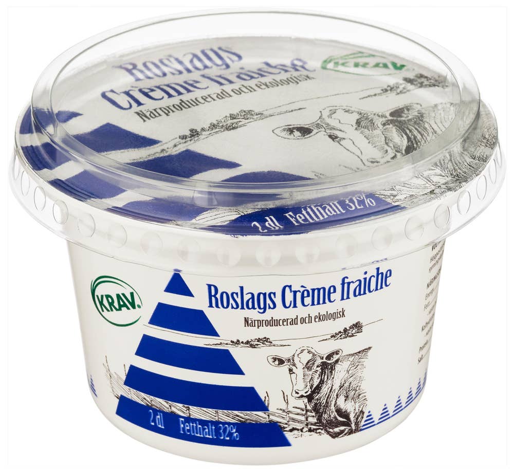 Roslagsmjölk Roslags Crème Fraiche 32% EKO/KRAV