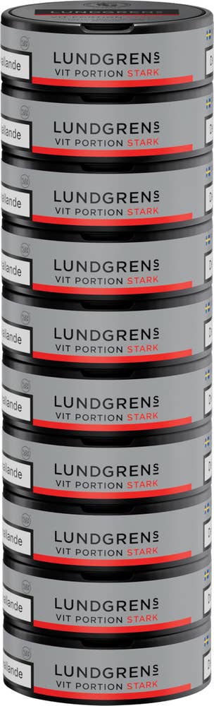 Lundgrens Vit Stark Portion Stock