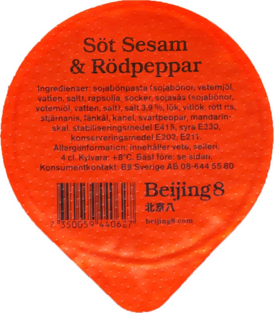 Beijing8 Sås Söt Sesam/Rödpeppar Beijing8
