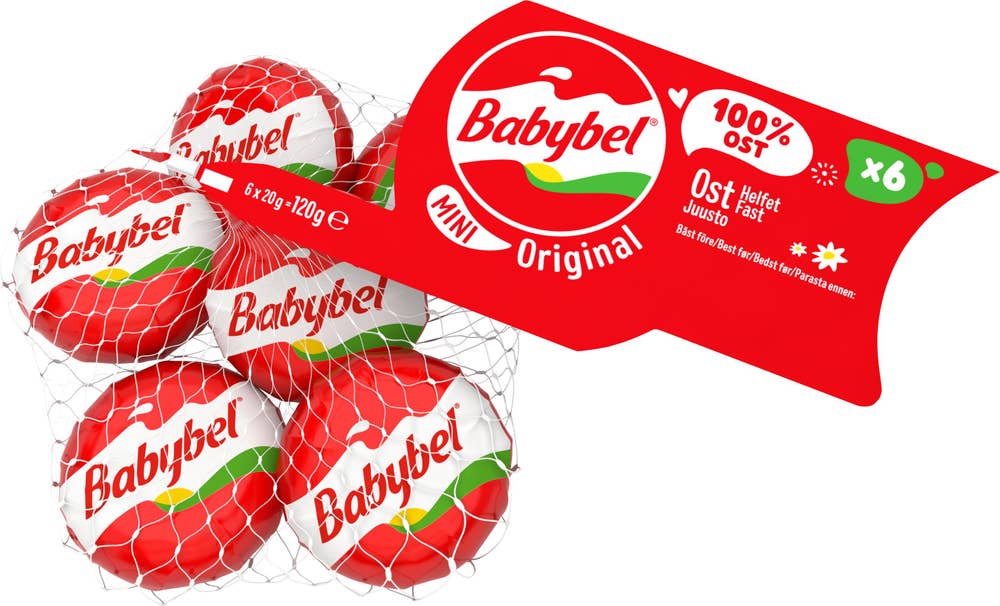 Mini Babybel Mini Original Mild Ost 6-p Babybel