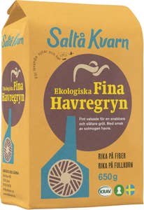 Saltå Kvarn Fina Havregryn KRAV