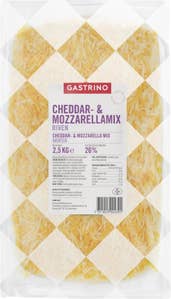 Gastrino Riven Ost Mozzarella Cheddar Mix 26%