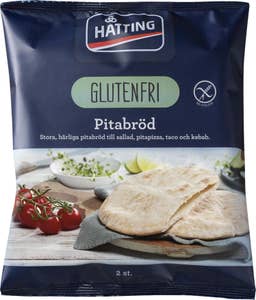Hatting Pitabröd Glutenfritt Fryst 2-p