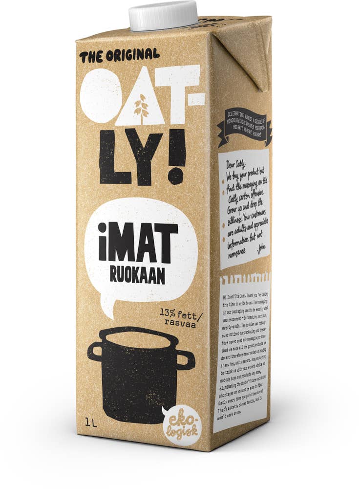 Oatly iMat 13% EKO 1L Oatly