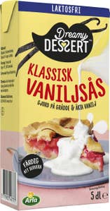 Dreamy Dessert Vaniljsås Laktosfri 10% med grädde & äkta vanilj