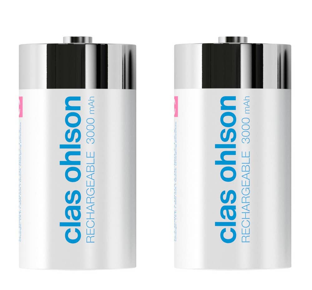 Clas Ohlson Laddningsbart batteri C/HR14 2-p Clas Ohlson