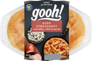 Gooh Korvstroganoff med Ris