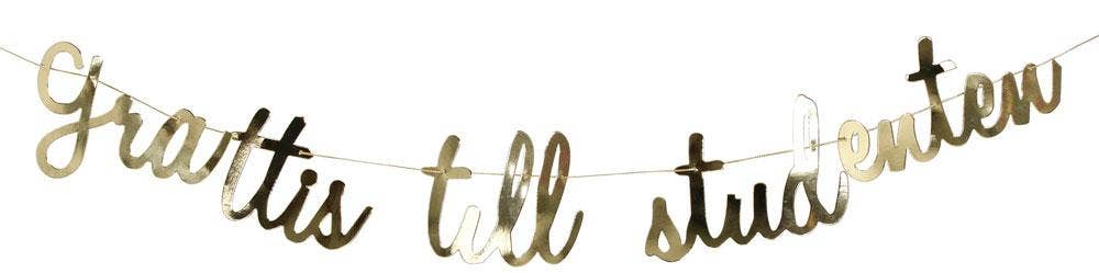 Hedlundgruppen Pappersgirlang Grattis till Studenten 2,1m