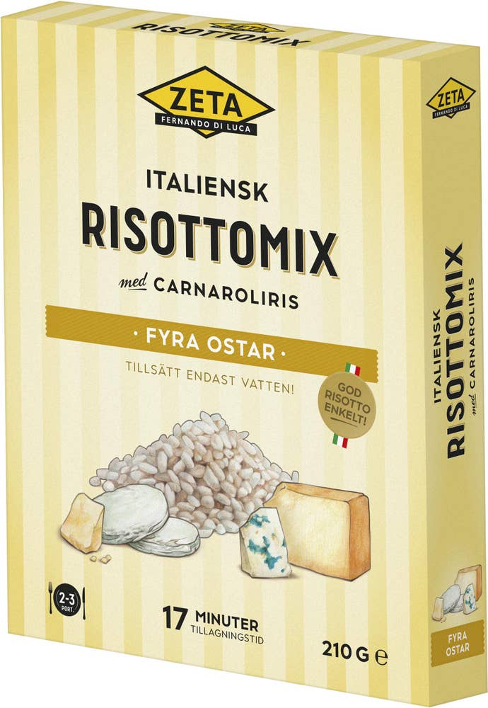 Zeta Risottomix Fyra Ostar 210g