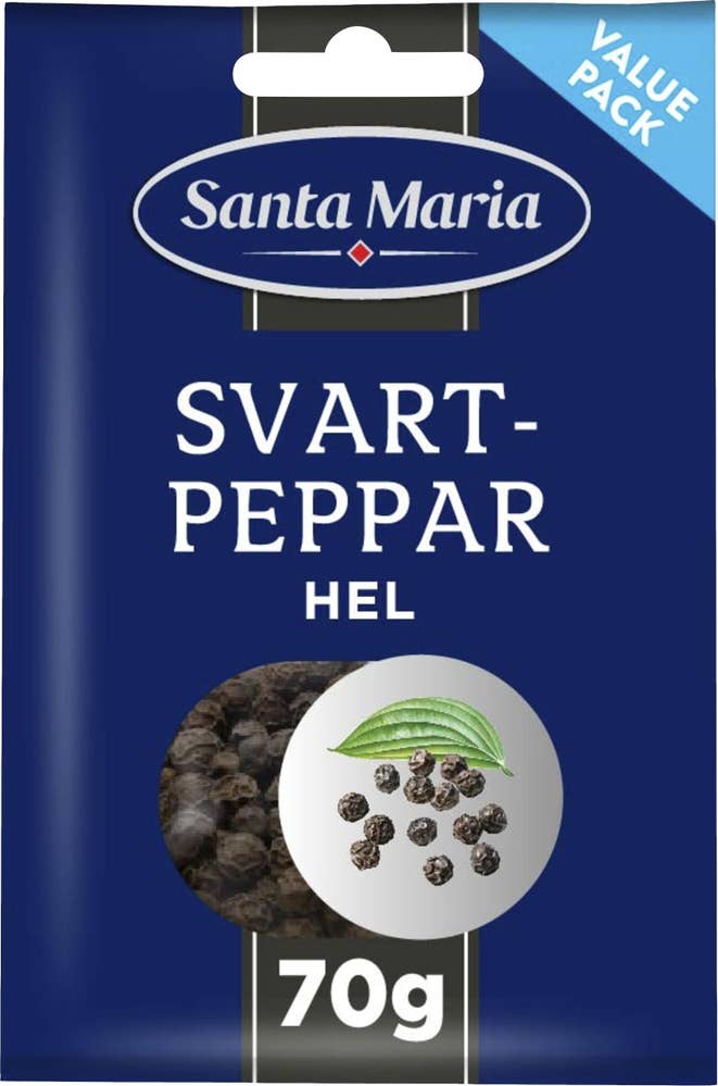 Santa Maria Svartpeppar Hel