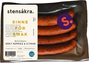 Stensåkra Grillkorv Rökt Paprika & Citron