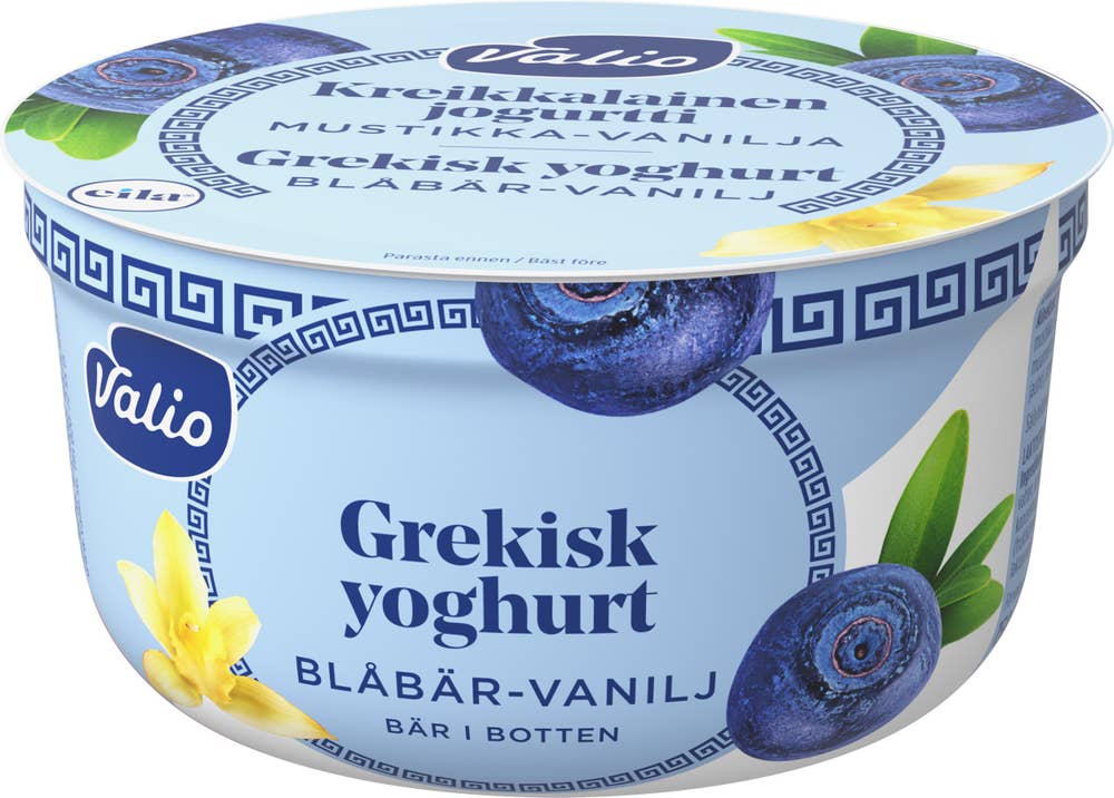 Valio Grekisk Yoghurt Blåbär & Vanilj Laktosfri