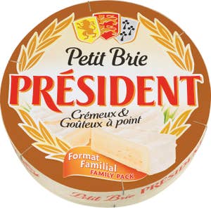 Président Petit Brie Vitmögelost