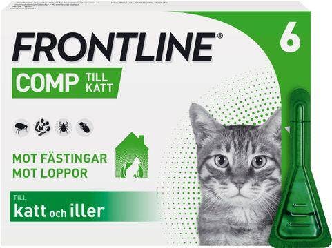 Frontline Comp 50 mg/60 mg, Fipronil/Metopren, spot-on, lösning 6x