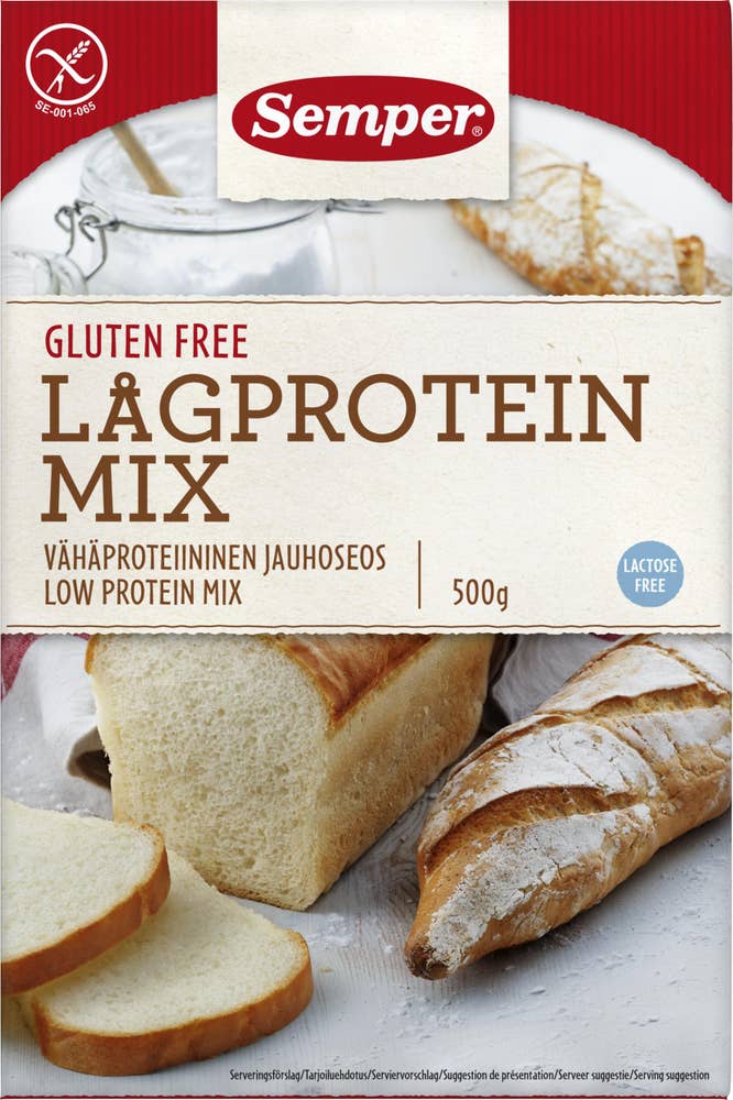 Ej sorterad Brödmix Lågprotein Semper