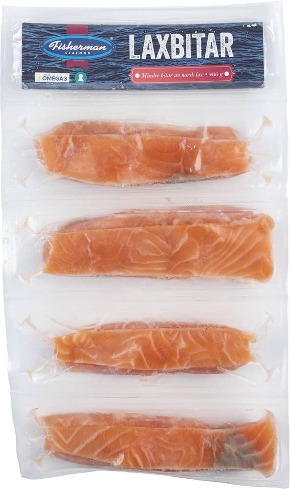 Fisherman Seafood Laxbitar Fryst 4x Fisherman
