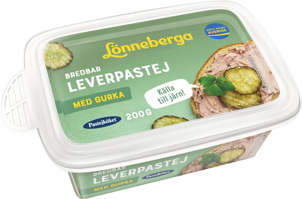 Pastejköket Leverpastej med Gurka Bredbar