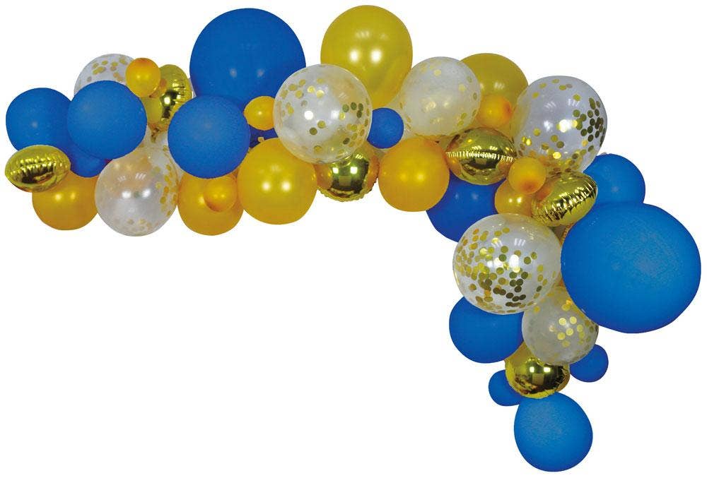 Hedlundgruppen Ballongbåge Blå Guld